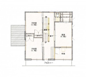 2階平面図