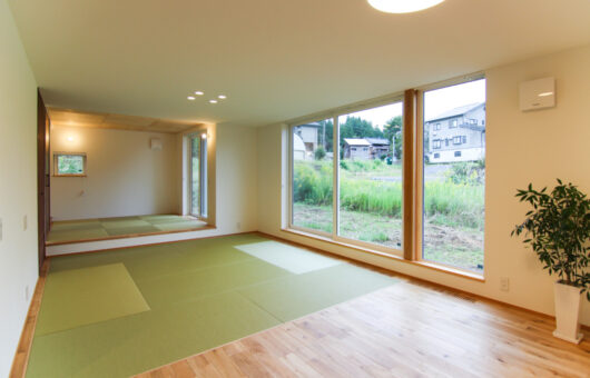 季節のめぐりを楽しめる畳リビングがある住まい
